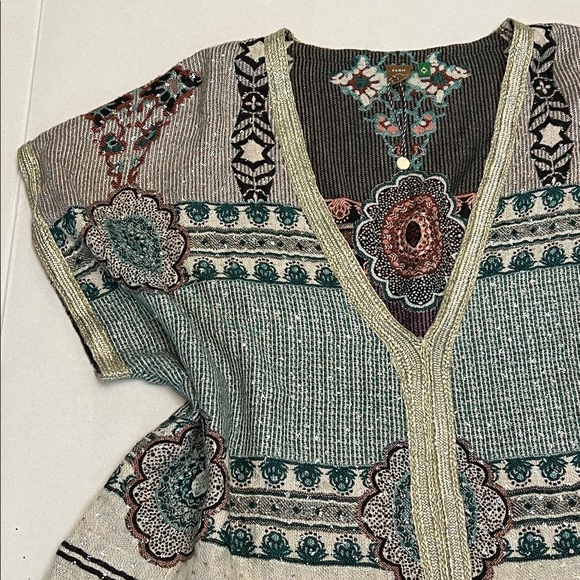 FARM RIO BRAZIL WOMENS BOHO FRINGE TOP - Picture 3 of 16